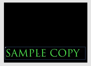 sample copy